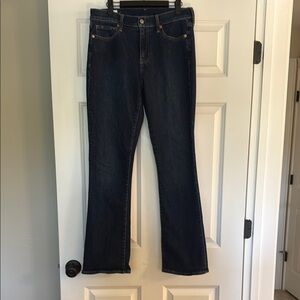 GAP Mid Rise Baby Boot Jeans with Subtle Flare Size 8